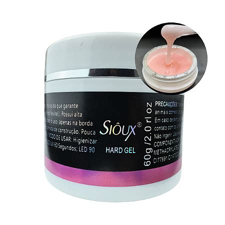 Gel Hard Sioux Cover Nude G Para Alongamento De Unhas Lovenna