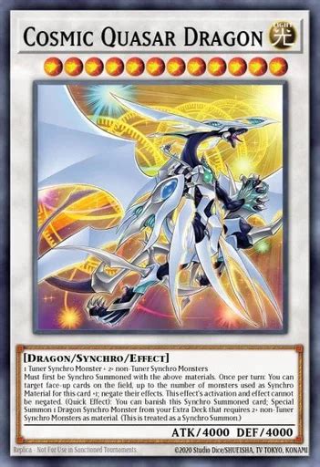 Cosmic Quasar Dragon Yu Gi Oh Master Duel Untapped Gg