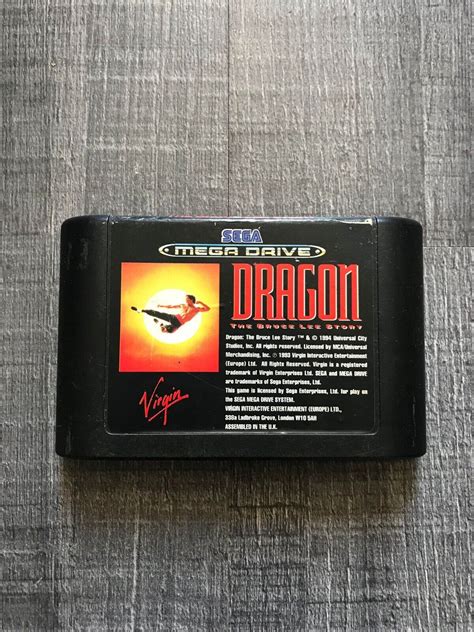 Dragon The Bruce Lee Story Megadrive Pal Prix Photo Pr Sentation