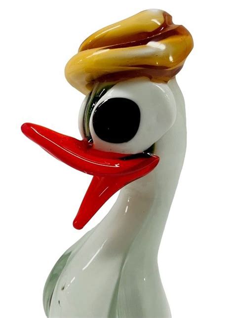 Icet Arte Murano Venezuela Art Glass Duck Cynthia Findlay Fine