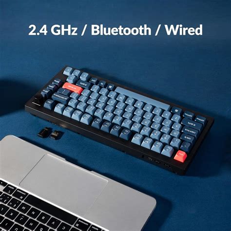 Keychron V1 Max 75 Custom Wireless RGB Mechanical Keyboard With Programmable QMK VIA Hot