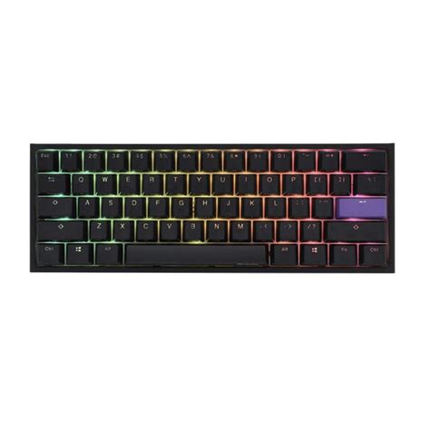 Ducky One 2 Mini RGB (Brown Cherry MX) Black RGB Mechanical Gaming ...