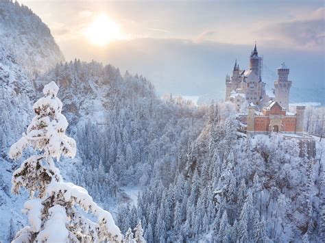 Snowy Castle Wallpapers - 4k, HD Snowy Castle Backgrounds on WallpaperBat