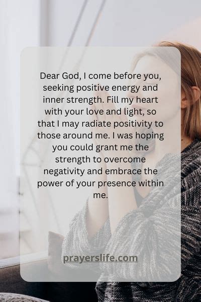 Effective Prayer For Positivity And Strength