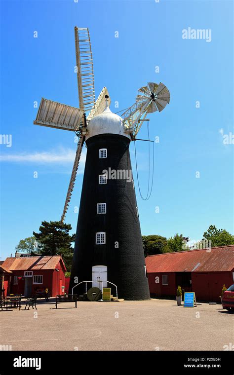 Burgh Le Marsh Five Sailed Windmill Lincolnshire Uk Stock Photo Alamy