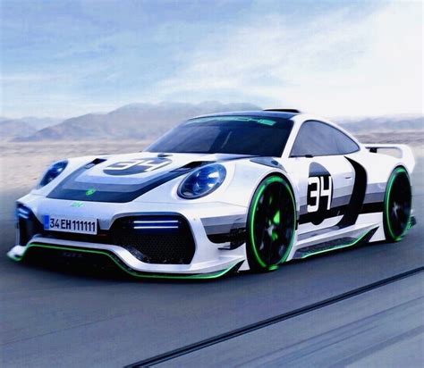 porsche gtr race car   road