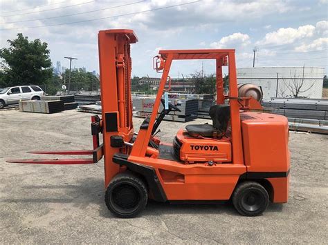 Used 10000 Lb Toyota Forklift Model Fgc45 W Solid Tires For Sale