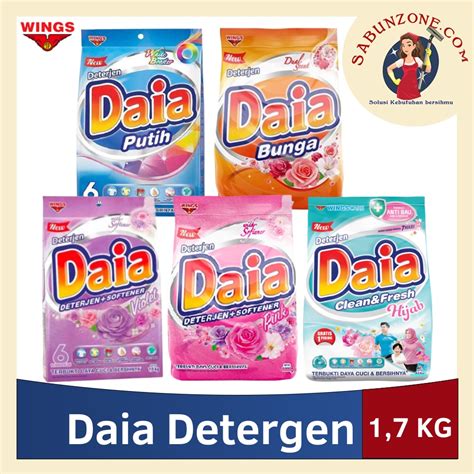 Jual Deterjen Detergen Bubuk Daia Putih Floral Blossom Orange