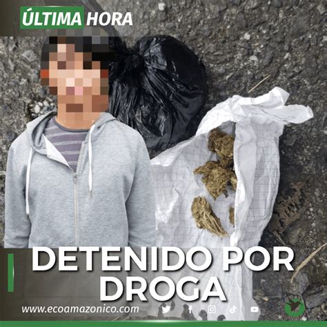 En detenido por droga en Puyo Eco Amazónico