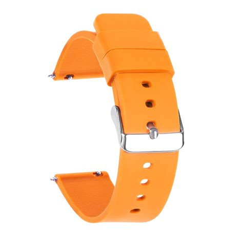 20mm 22mm Silicone Watch Strap 14mm 16mm 18mm Quick Release Soft Rubber Watchband Waterproof