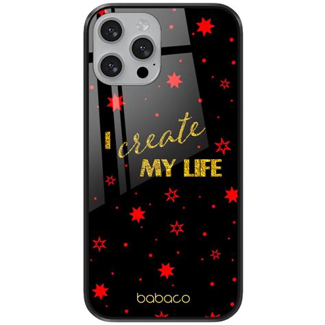 Etui Szklane Do Apple Iphone Pro Babaco Positive Vibes