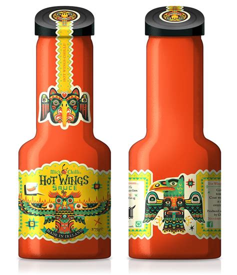 Mic S Chilli Hot Wings Sauce Hot Wings Hot Creative Advertising