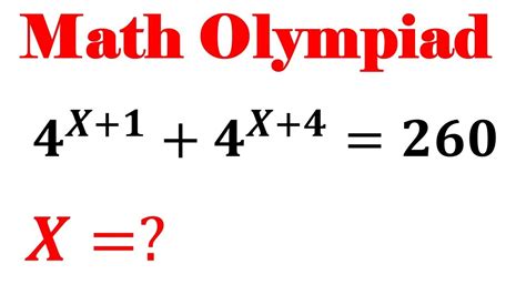 A Nice Algebra Problem Math Olympiad Questions A Nice Exponential