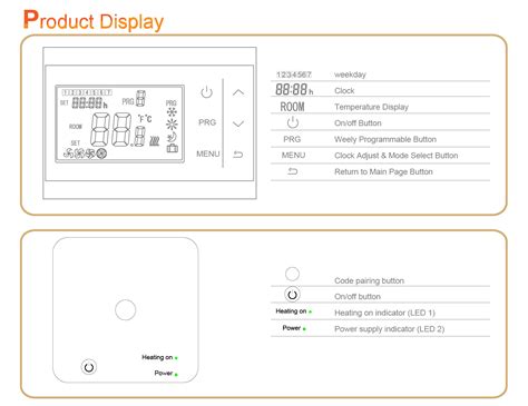 Digital Smart Wireless Wifi Thermostat For Opentherm Boiler