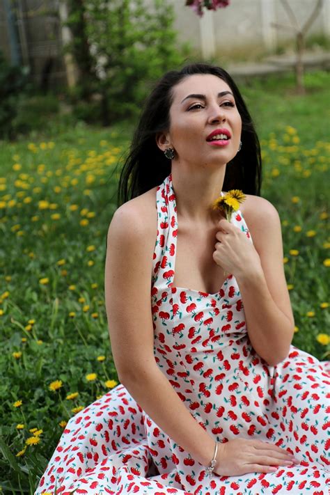 Cherry Dress And Blossom Trees I Am Georgiana