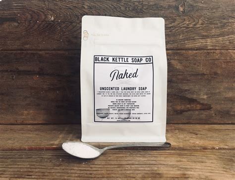 Unscented Laundry Soap NAKED Vegan And Borax Free Small Bag Etsy