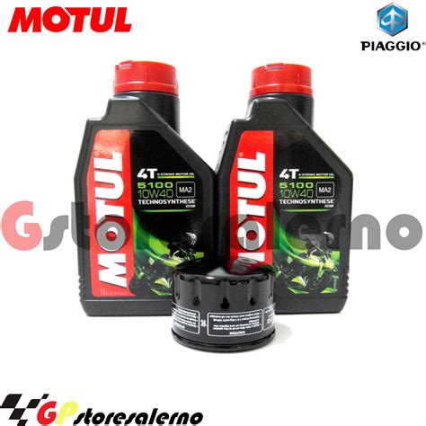 Tagliando Olio Filtro Motul W Piaggio X Evo Ebay