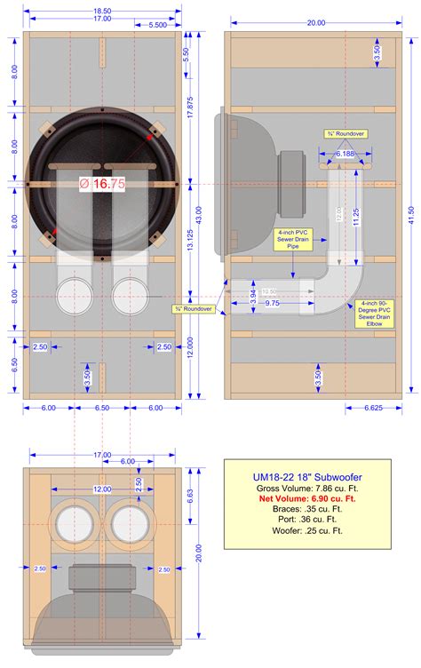 Dayton Audio Ultimax Um18 22 18 Inch Subwoofer Build Youtube