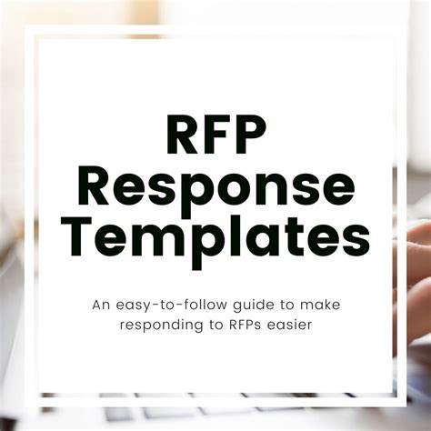 Rfp Response Templates Utley Strategies