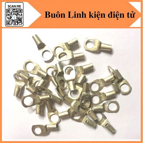 Đầu cos trần SC 16 8 cosse nối dây điện bình ắc quy máy hàn đầu cốt