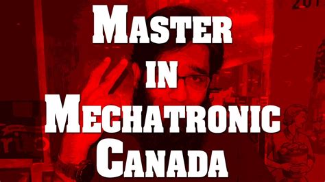 Mechatronics Masters In Canada Collegelearners