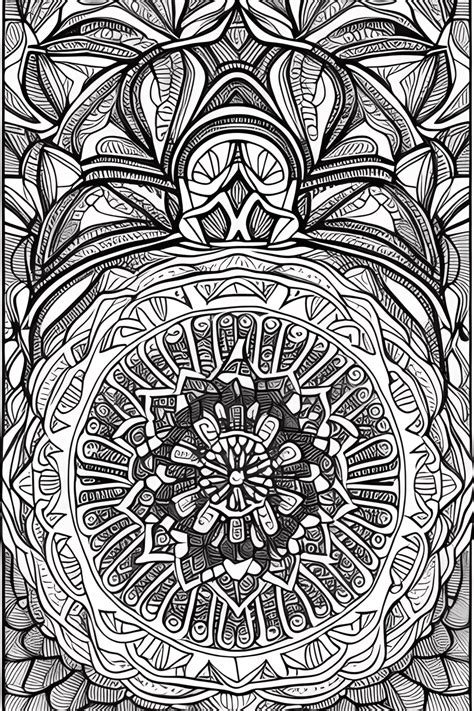 Digital Coloring Book Mandalas · Creative Fabrica