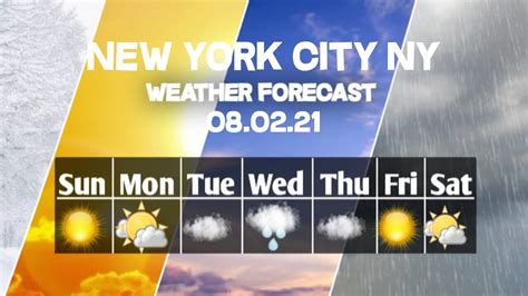 Weather Forecast New York City New York New York City Weather Forecast 08 02 2021 Youtube