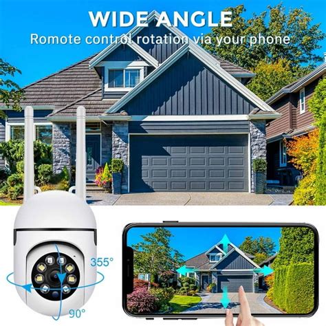 Outdoor Security Cameras, 2.4GHz WiFi Cameras For Home Security, 1080P ...