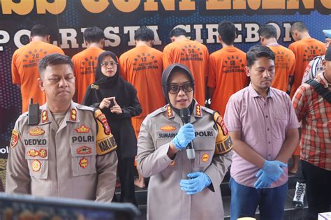 Polresta Cirebon Amankan Pelaku Pembunuh Pemilik Bengkel Di Plumbon