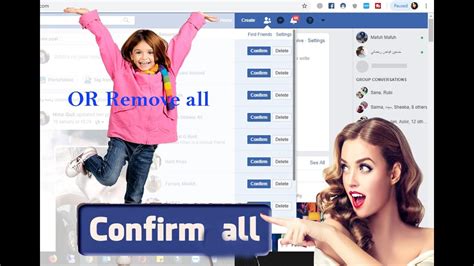 How To Accept And Remove All Friend Request On Facebook At Once 2019 Youtube