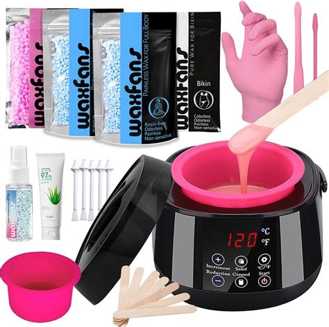 Amazon Sunvivi Waxing Kit Brazilian Wax Warmer For Hair Removal