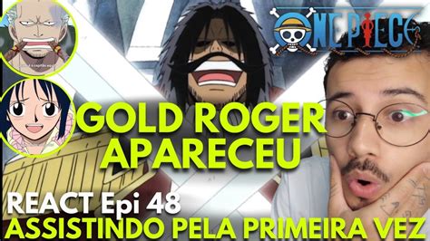 React A Execu O De Gold Roger Ep One Piece Assistindo Pela