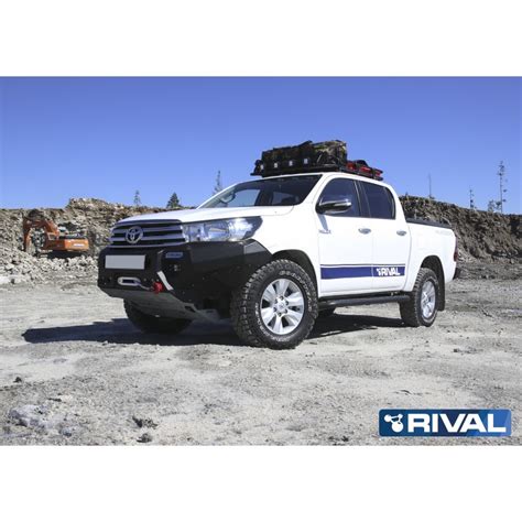 PARACHOQUES DELANTERO ALUMINIO CON FAROS TRABAJO CE HILUX REVO TOYOTA