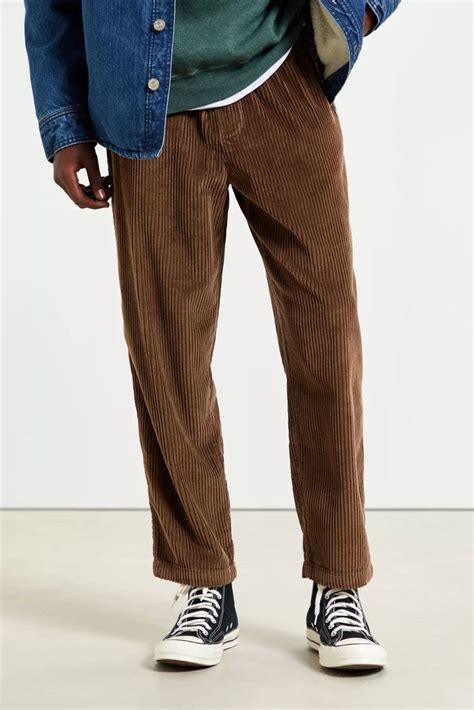 Uo Wide Wale Corduroy Beach Pant In 2021 Corduroy Pants Outfit Corduroy Pants Men Beach Pants