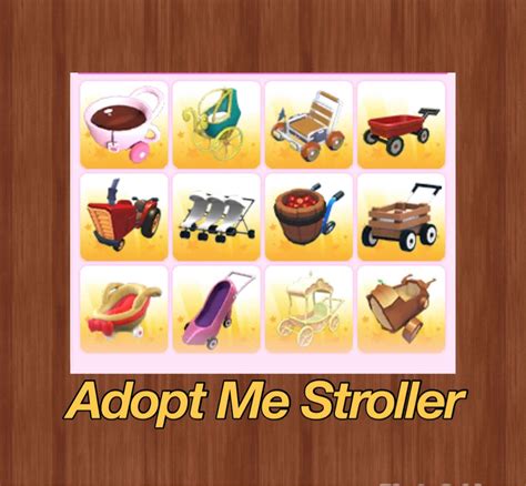 Adopt Me Strollers Roblox Video Gaming Gaming Accessories In Game