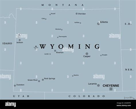 Cheyenne Wyoming Map Hi Res Stock Photography And Images Alamy