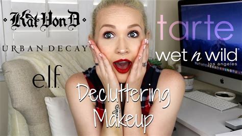 Decluttering My Makeup Collection Youtube