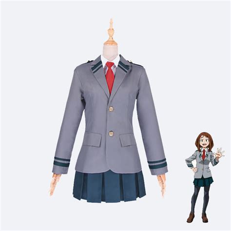 My Hero Academia Uraraka Ochako Cosplay Costume Happicos