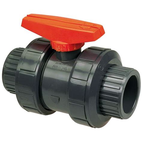 T45TB E Ball Valve Model C Threaded Tru Bloc True Union PVC