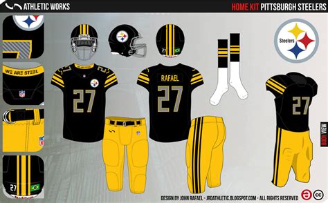 Pittsburgh Steelers - Home Uniforms by SirJohnRafael on DeviantArt