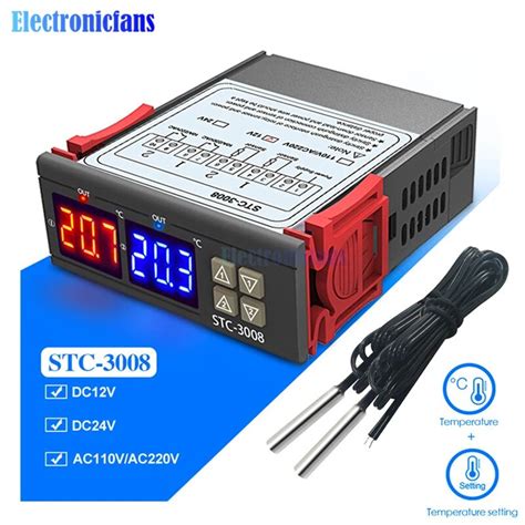 Stc Dc V V Ac V V Dual Digital Temperature Controller