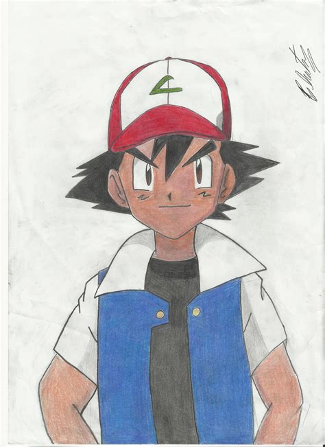 Ash Pokemon Drawing at GetDrawings | Free download