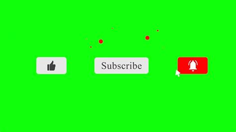 Green Screen Subscribe Buttons In Hd Copyright Free Subscribe