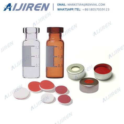 Standard Opening Crimp Vial With Aluminum Cap Aijiren Crimp Vials