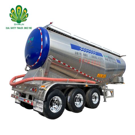 New Heavy Duty Tanker Powder Tank Bulk Cement Trailer With Factory