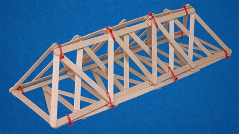 Popsicle Stick Beam Bridge The Best Picture Of Beam