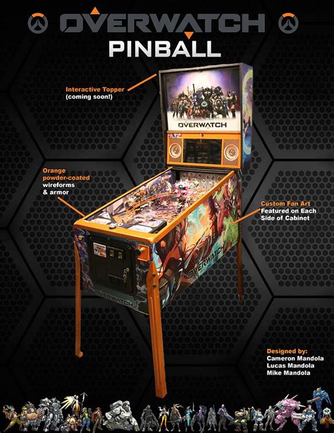 Amazing New Overwatch Homebrew Pinball Machine To Make Public Debut At