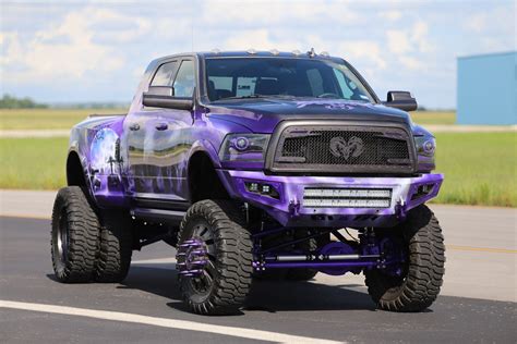 Purple Madness Airbrushed Dodge Ram — CARiD.com Gallery