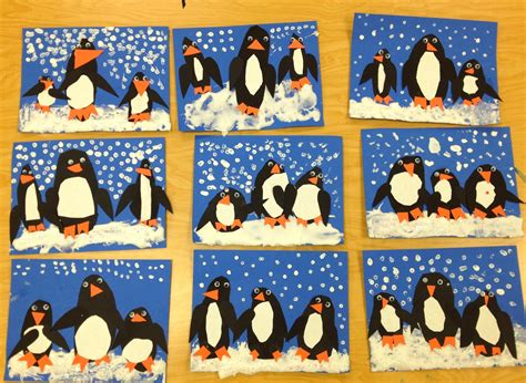 Art with Mr. Giannetto: 1st Grade: Penguins