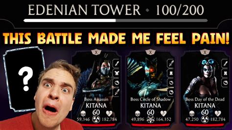 MK Mobile FATAL Edenian Tower Battle 100 Made Me SAD WHAT A WASTE